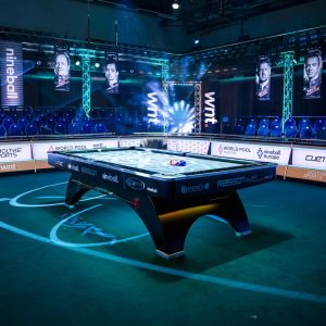 HILDESHEIM, GERMANY. 26th Apr, 2024. during World Pool Masters 2024 at Halle 39 on Friday, April 26, 2024 in HILDESHEIM, GERMANY. Credit: Taka Wu/Matchroom Multi Sport