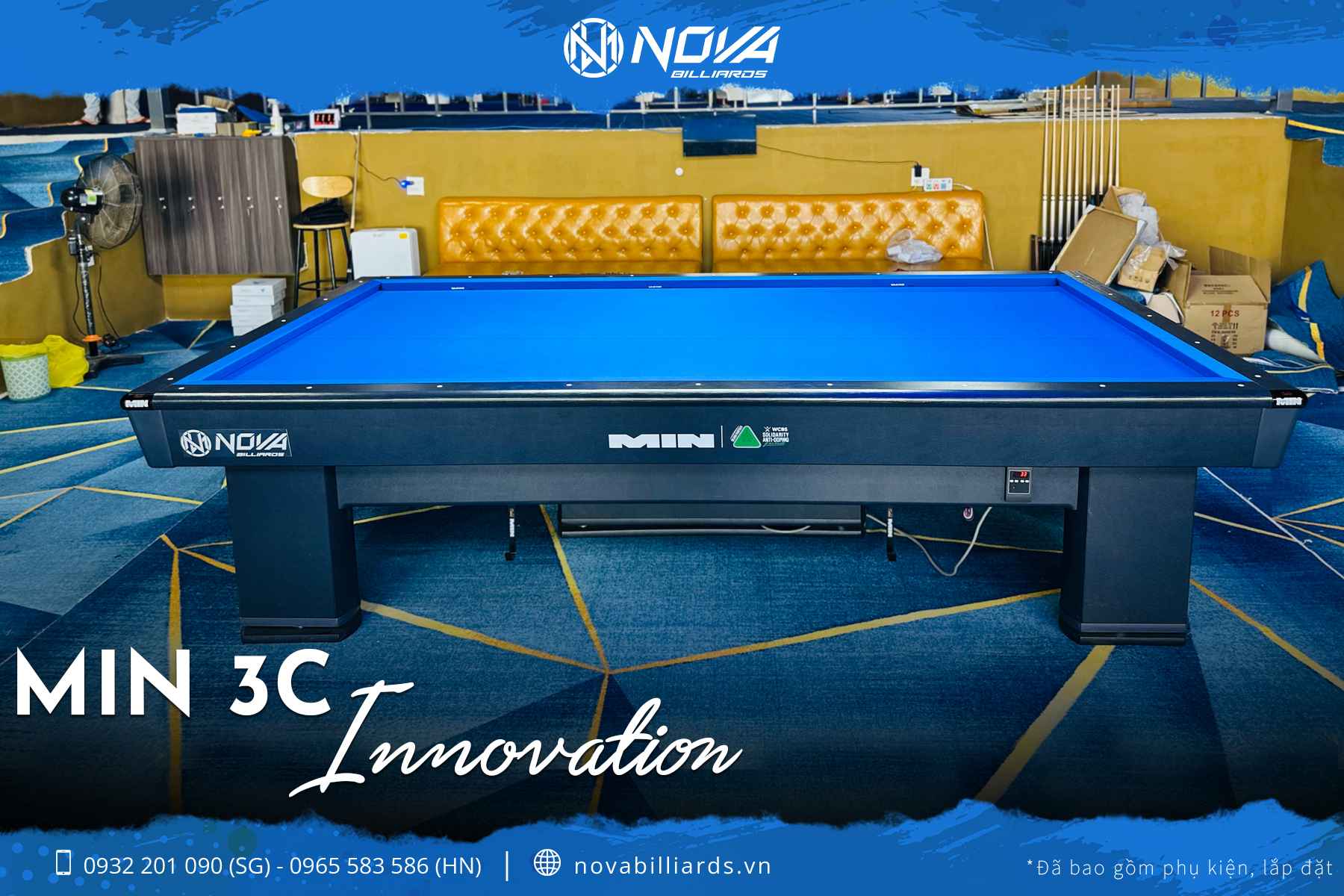 Mẫu bàn MIN 3C Carom dòng Innovation mới