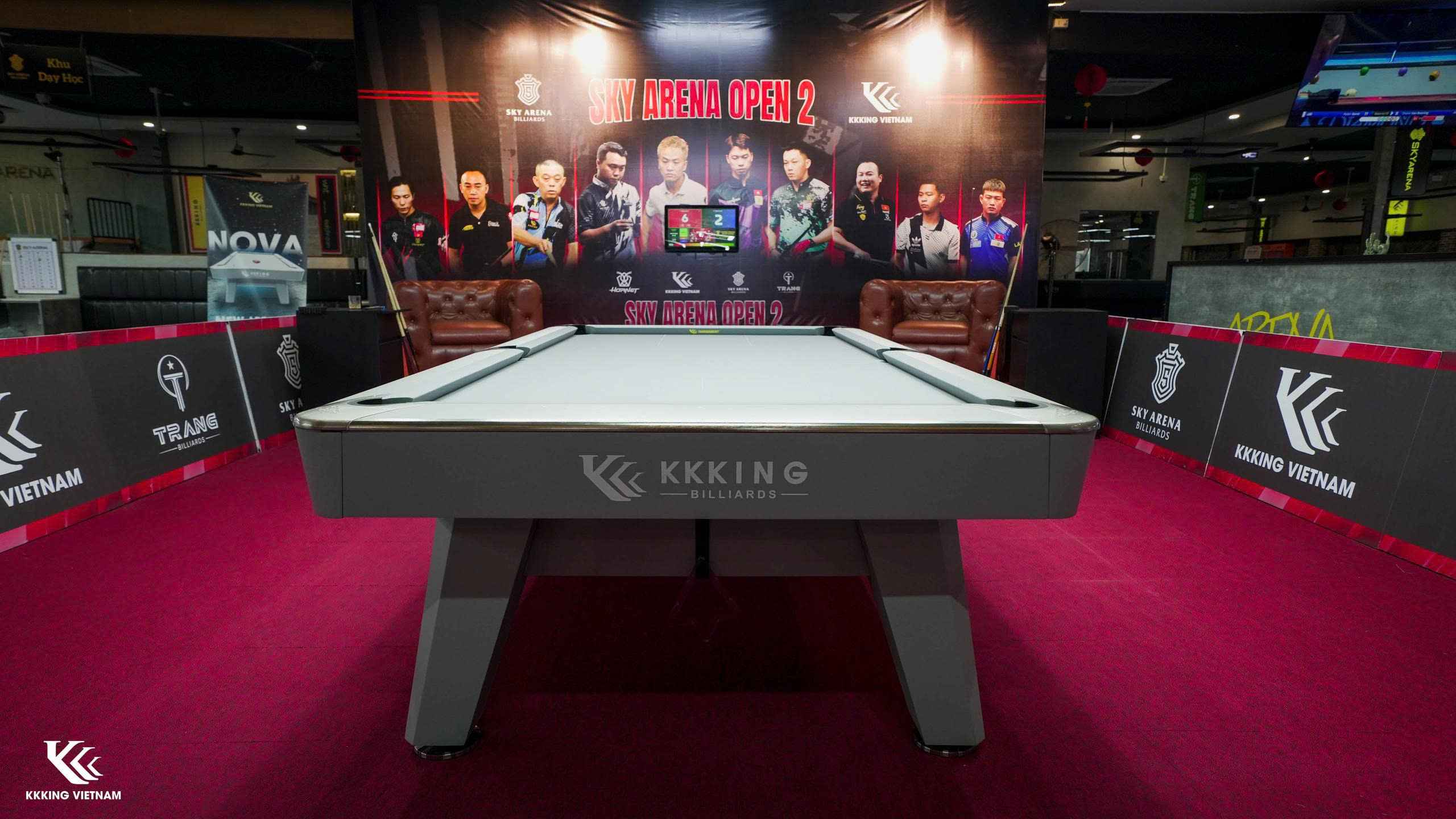 Bàn Bida KKKing Nova tại giải đấu Sky Arena Open 2