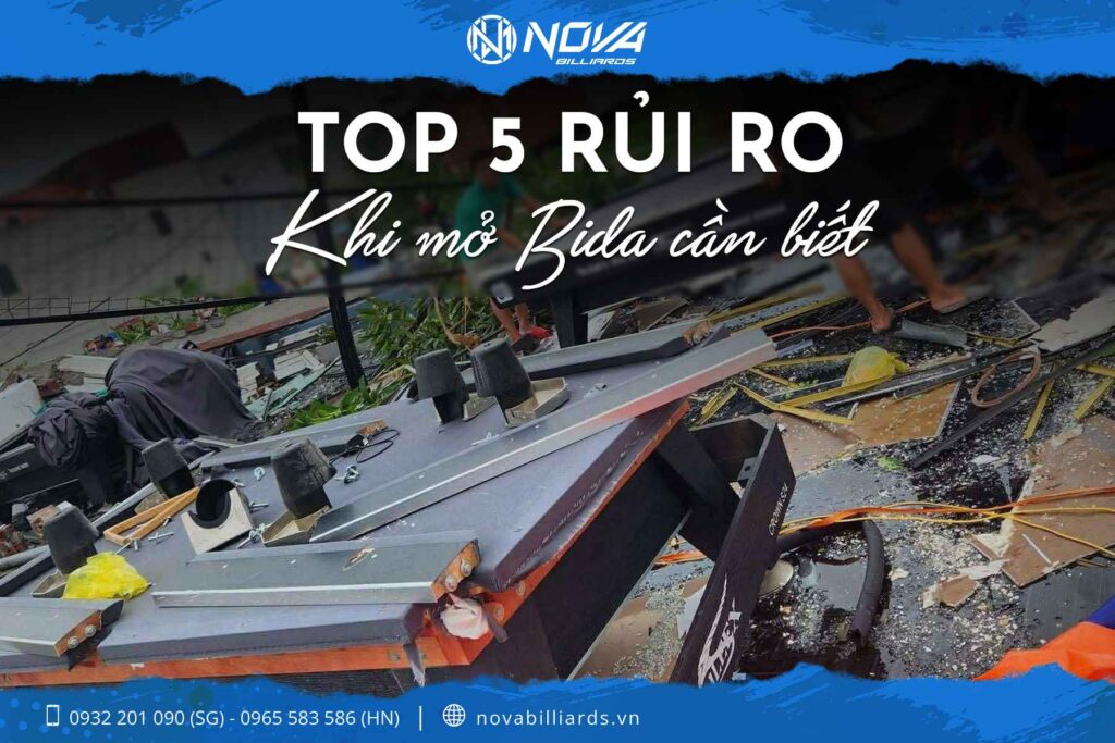 rủi ro khi mở clb bida