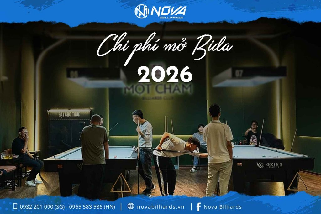 mở clb bida cần bao nhiêu vốn