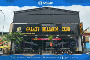 Thi công clb bida Galaxy Billiards