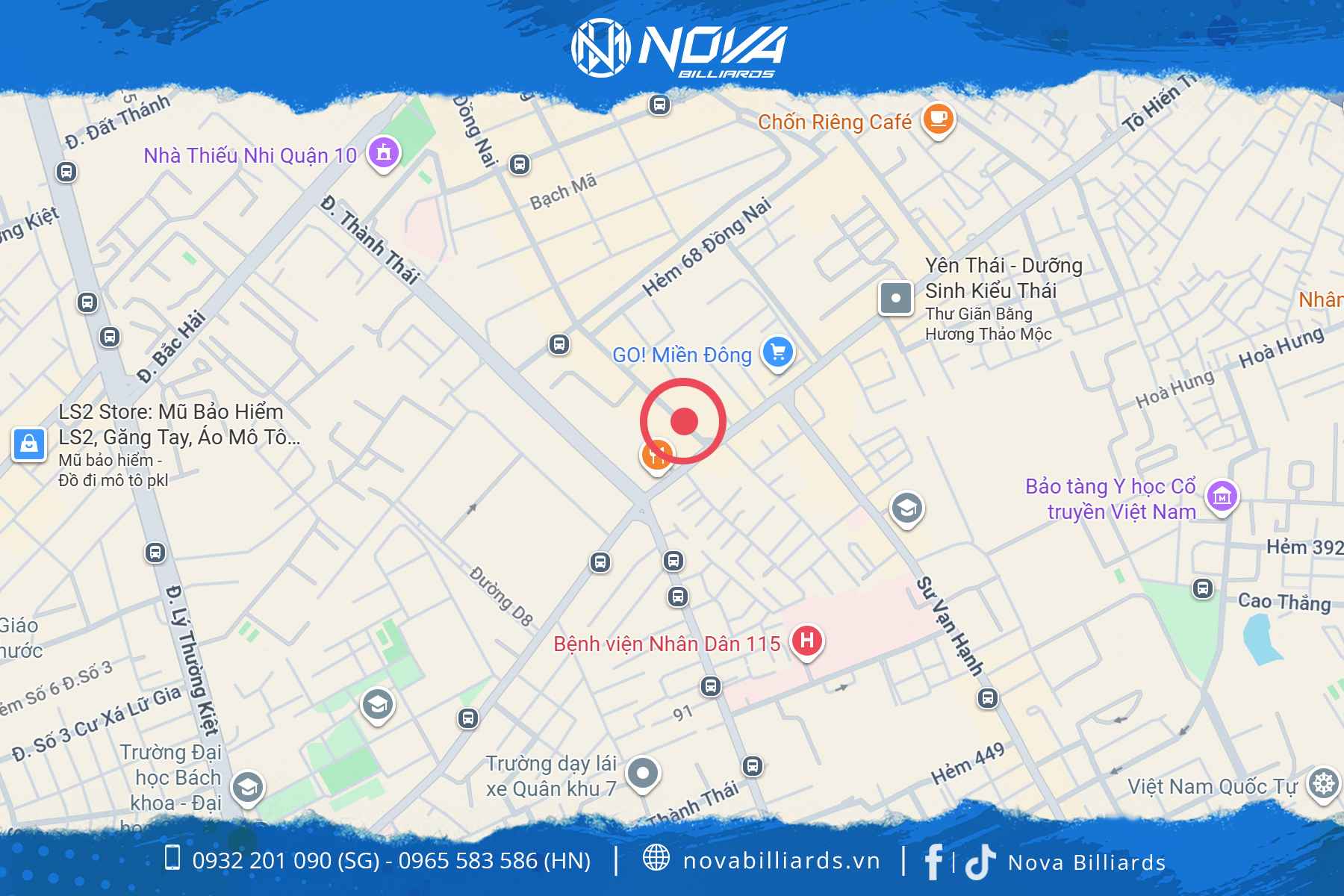 Nova Billiards thi công clb bida galaxy