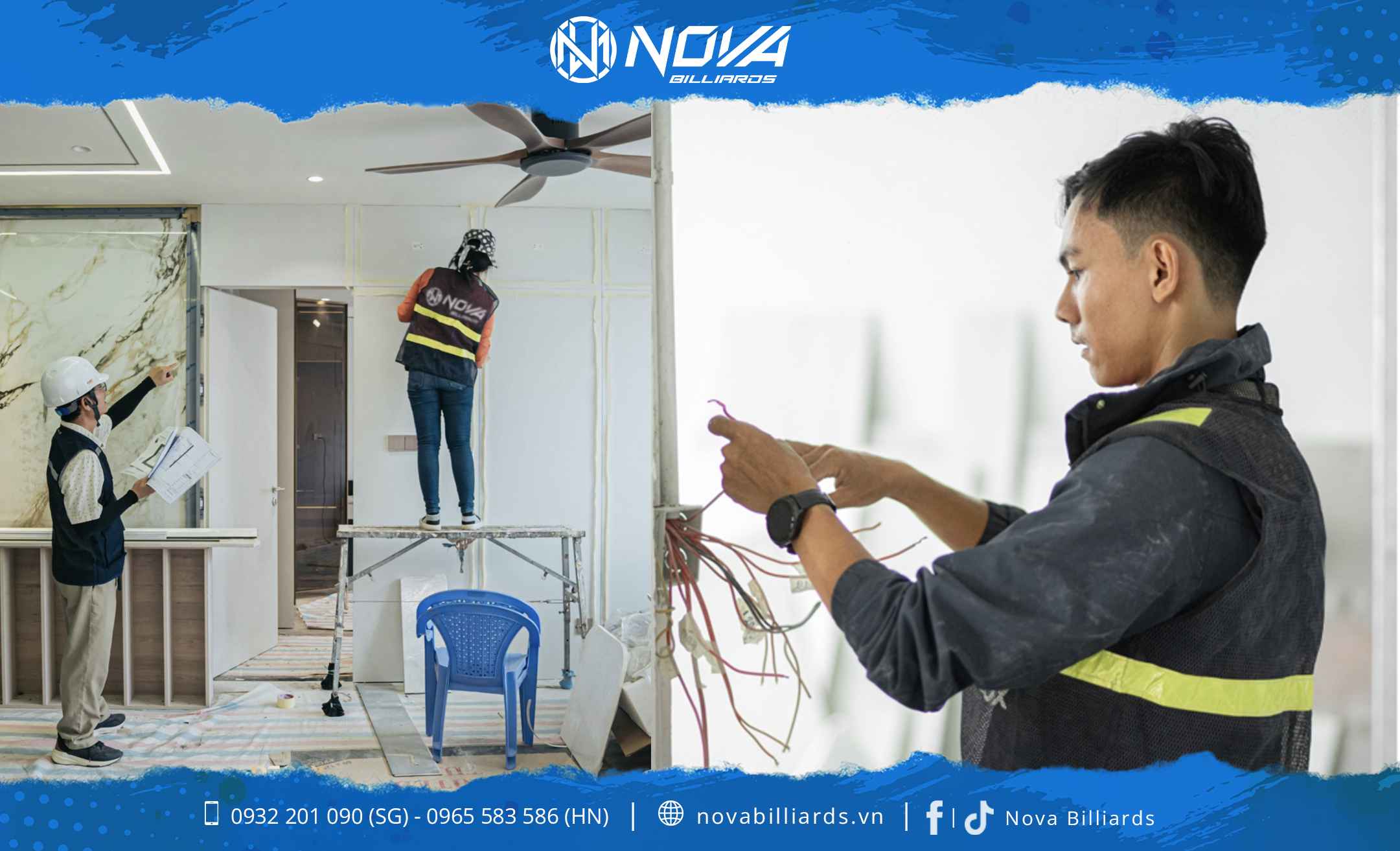 Khi thi công không làm theo cảm tính, không thay đổi tùy tiện mà phải bám sát kế hoạch đề ra