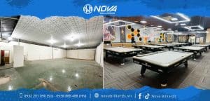CLB Goku Billiards 11 bàn do Nova Billiards setup