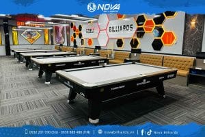 CLB Goku Billiards 11 bàn do Nova Billiards setup
