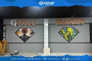 CLB Goku Billiards 11 bàn do Nova Billiards setup