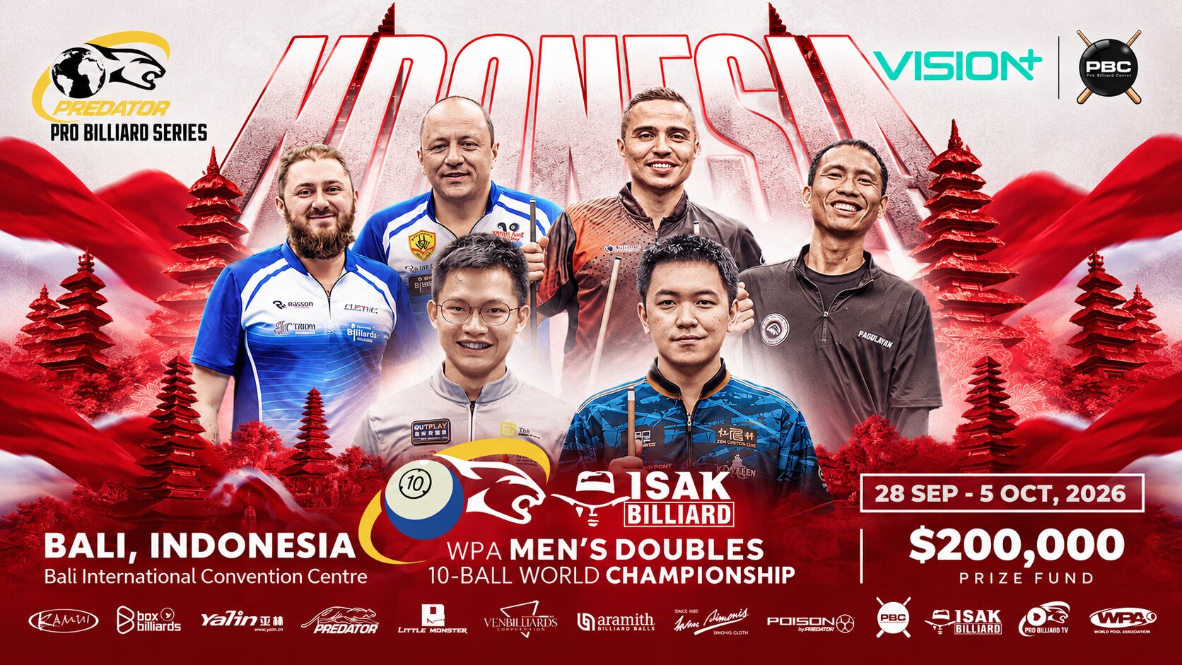 Giải bida bali 2026